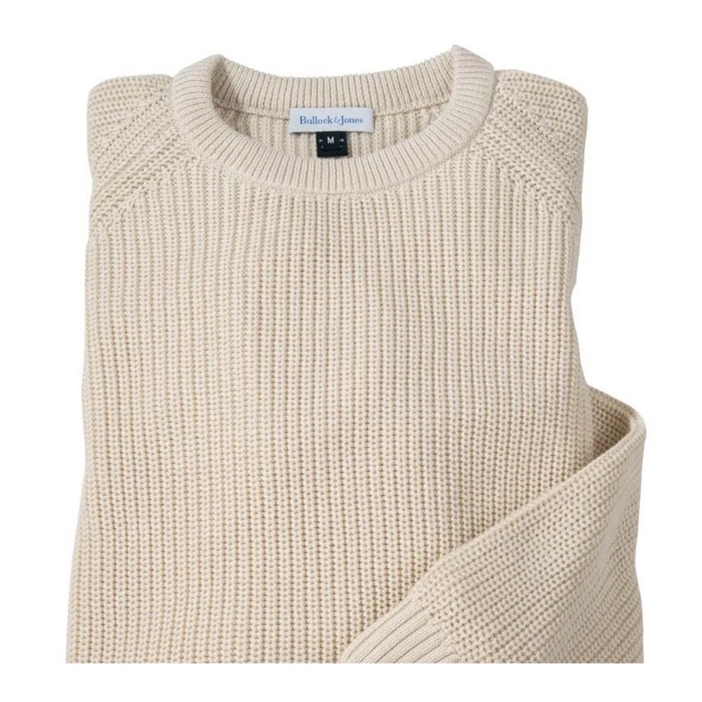 Bullock & Jones 100% Pima Cotton Knit Sweater Men's XL